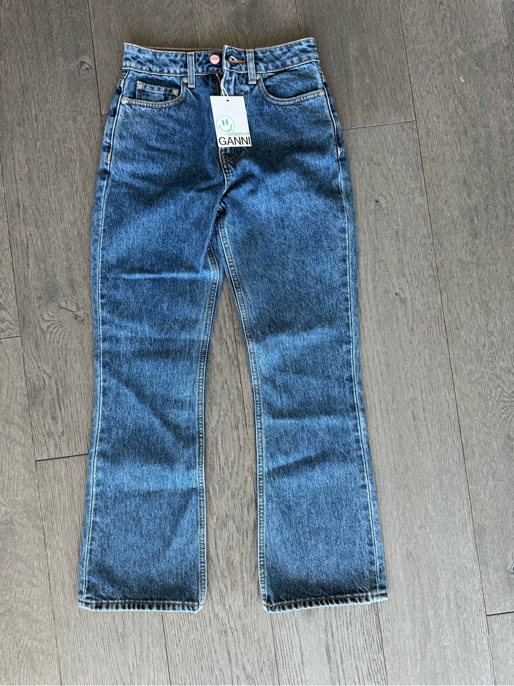 Ganni Betzy Cropped Jeans